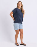 Foxwood - Allison Knit - Dark Sapphire