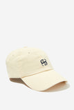 Ceres Life - Ceres Monogram Cap - Ecru/Navy Stitch