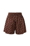 Ceres Life - Mila Shorts - Choc Scattered Spot