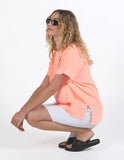 Foxwood - Allison Tee - Neon Peach