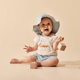 Wilson & Frenchy - Ditsy Daisy Organic Denim Sun Hat