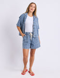 Foxwood - Cove Shorts - Denim Check