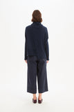 Tirelli - Roll Hem Pocket Knit - Navy