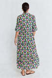 Ibisa - Maya Midi Dress - Navy
