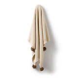 Wilson & Frenchy - Cream Organic Knitted Blanket