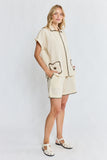 Lula Soul - Reine Short Sleeve Shirt - Vanilla