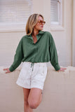 Ceres Life - Clover Tie Shirt - Basil