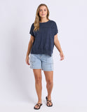 Foxwood - Allison Knit - Dark Sapphire