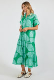 Ibisa - Kayce Midi Dress - Sea