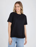 Foxwood - Farrah Short Sleeve Tee - Black