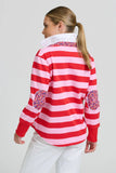 Shirty - Rugby Sweatshirt - Lolly Pink / Red