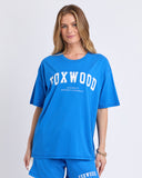 Foxwood - Interval Tee - Bright Blue / White