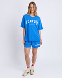 Foxwood - Interval Tee - Bright Blue / White