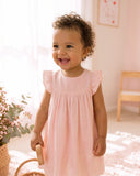 Bebe - Chelsea Broderie Hem Dress - Pink