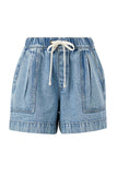 Ceres Life - Darcy Relaxed Everday Short - Washed Vintage Blue