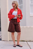 Ceres Life - Fletcher Funnel Bomber - Pomodoro Red