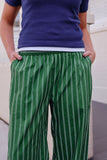 Ceres Life - The Lounge Pant - Basil Stripe