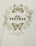 Eve Girl - Day Dreamer Long Sleeve Tee - Vintage White (8-14)