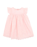 Bebe - Chelsea Broderie Hem Dress - Pink