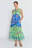 Lulalife - Bella Vista Maxi Dress - Blueberry