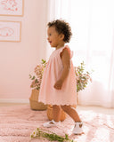 Bebe - Chelsea Broderie Hem Dress - Pink