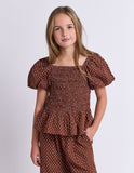 Eve Girl - Bobbi Top - Chocolate