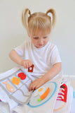 Curious Columbus - Fabric Activity Book - My Big Day