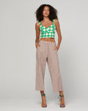 Boom Shankar - Evelina Pant - Cocoa Gingham