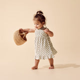 Wilson & Frenchy - Little Blossom Organic Crinkle Ruffle Dress
