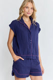 Lulalife - Florida Top - Navy