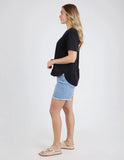 Foxwood - Farrah Short Sleeve Tee - Black