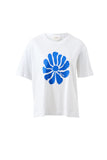 Ceres Life - Stevie Slouchy Tee - White / Ceres Flora