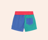 Huxbaby - Colour Block Twill Short - Multicolour