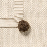 Wilson & Frenchy - Cream Organic Knitted Blanket