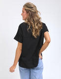 Foxwood - Allison Tee - Black
