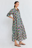 Ibisa - Maya Midi Dress - Navy