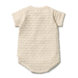 Wilson & Frenchy - Milk Cloud Organic Knitted Chevron Bodysuit