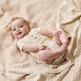 Wilson & Frenchy - Milk Cloud Organic Knitted Chevron Bodysuit