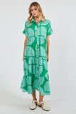 Ibisa - Kayce Midi Dress - Sea