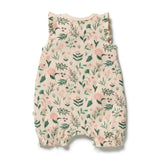 Wilson & Frenchy - Sweet Bloom Organic Ruffle Zipsuit