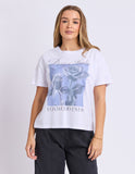 Foxwood - Studio Rose Tee - White