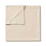 Wilson & Frenchy - Milk Cloud Organic Knitted Chevron Blanket