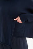 Tirelli - Roll Hem Pocket Knit - Navy