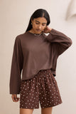Ceres Life - Mila Shorts - Choc Scattered Spot