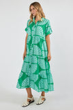 Ibisa - Kayce Midi Dress - Sea