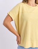 Foxwood - Allison Tee - Sunlight Yellow