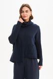 Tirelli - Roll Hem Pocket Knit - Navy