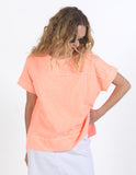 Foxwood - Allison Tee - Neon Peach