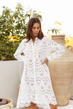 I Am Pylgrym - St Tropez Shirt Dress - Ecru