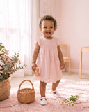 Bebe - Chelsea Broderie Hem Dress - Pink